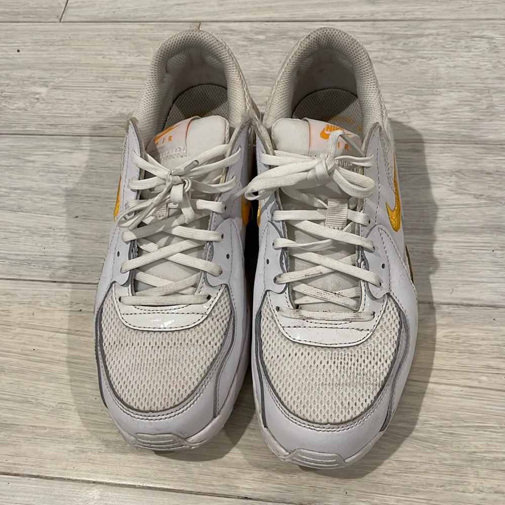 Nike Airmax white and gold US 7.5 women’s.